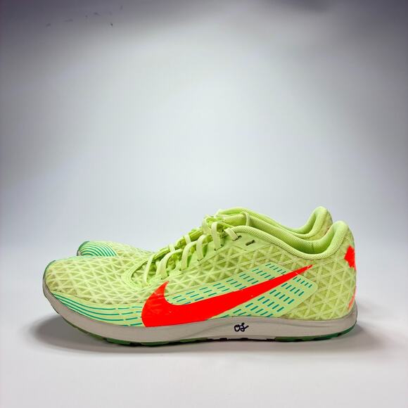 Nike Zoom Rival XC 5 Low Fluorescent Yellow Red Athletic Running Shoes Men's 8.5 - Picture 2 of 10